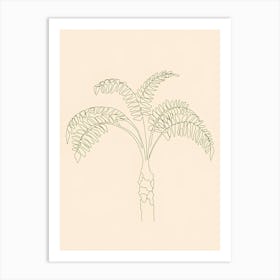 Palm Tree Art Print