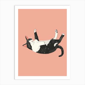 Cat Illustration 6 Art Print