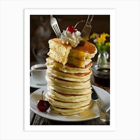 Stack Of Pancakes Art Print