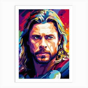 Thor Popart 3 Art Print