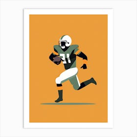 American Football Player 2 Art Print