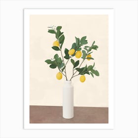 Lemon Branches Ii Art Print