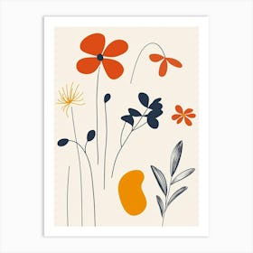 Flowers In The Garden 18 Art Print