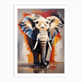 Elephant Painting 1 Art Print