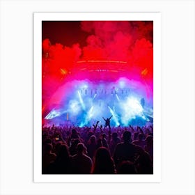 Festival At Night Art Print