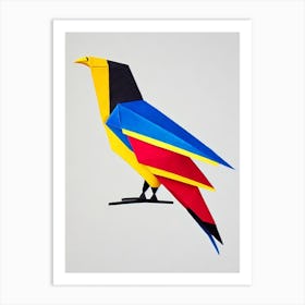 California Condor Origami Bird Art Print
