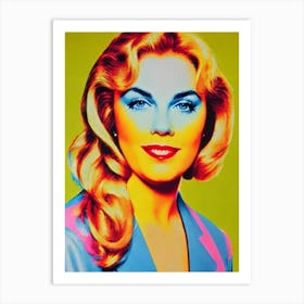 Kathleen Turner Colourful Pop Movies Art Movies Art Print