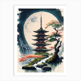 Japanese Landscape Painting (9) Art Print