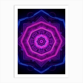 Abstract Mandala 1 Póster