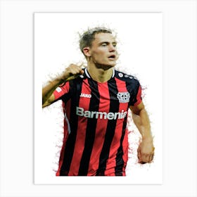 Florian Wirtz Bayer Leverkusen Style Art Print