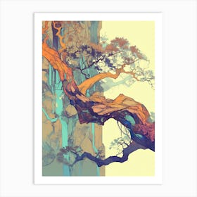 Abstract Tree Art Print