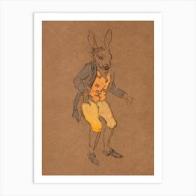 March Hare (1915), Alice in Wonderland Art Print