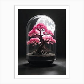 Bonsai Tree Under Glass Art Print