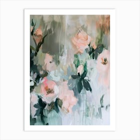 Pink Roses Art Print