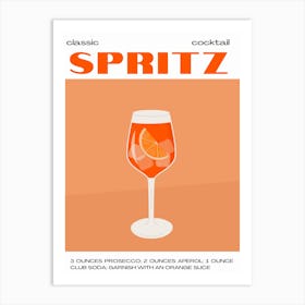 Spritz Poster Art Print