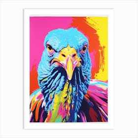 Andy Warhol Style Bird Turkey 1 Art Print