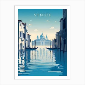 Venice Italy Retro Travel Art Print