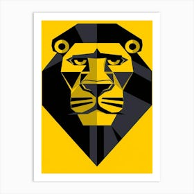 Lion Head 1 Art Print