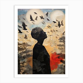 Crows Art Print