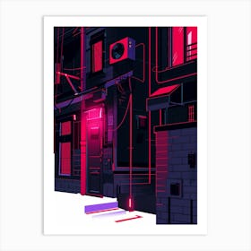 Neon City 2 Art Print