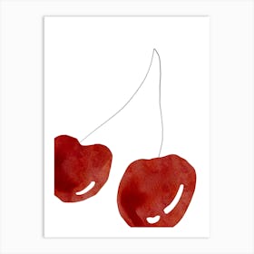 Cherry Illustration Art Print