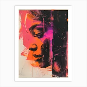 'The Girl In Pink' Art Print