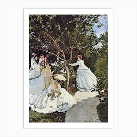 Women In The Garden (1866), Claude Monet Art Print