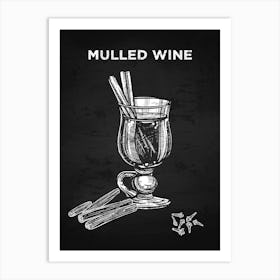 Mulled Wine — wine poster, kitchen poster Art Print