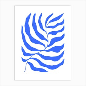 Zebra Leaf Art Print