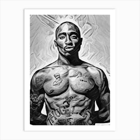 Tupac 8 Art Print