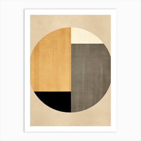 Beige Bauhaus Mariazell Melody Art Print