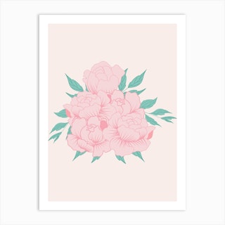Peonies Art Print
