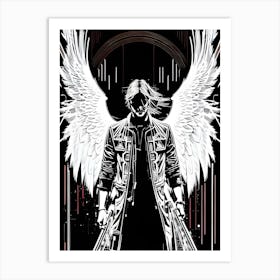 Angel Of Death 1 Art Print