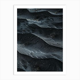 Black Sand Art Print