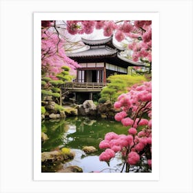 Japanese Garden Art Print