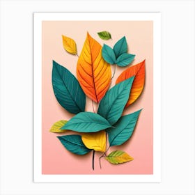 Autumn Leaves 16 Art Print