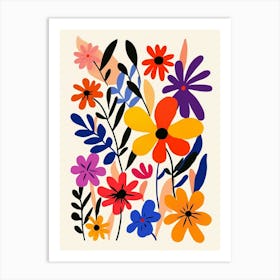 Flowers In The Garden Art Print