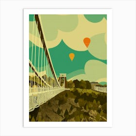 Bristol Clifton Suspension Bridge  Art Print