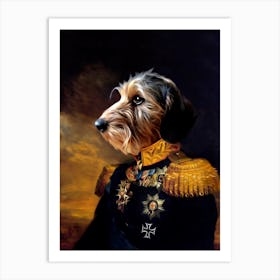 Rough Janco The Dog Pet Portraits Art Print