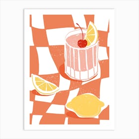 Colorful Cocktail Print 2 Art Print