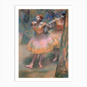 Two Dancers by Edgar Degas (1893-1898) Art Print