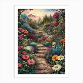 Garden Path Art Print