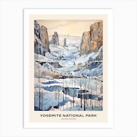 Yosemite National Park United States 3 Poster Art Print