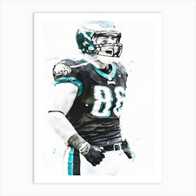 Zach Ertz Philadelphia 1 Art Print