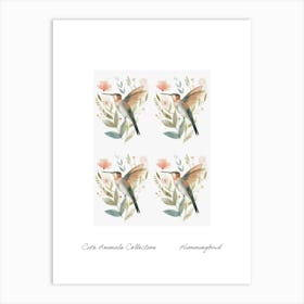 Cute Animals Collection Hummingbird 3 Art Print