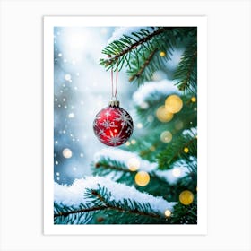 Festive Christmas Card Featuring A Close Up Of A Glowing Hand Made Wooden Star Ornament Resting On (4) Poster