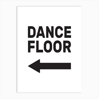 Dance Floor Left Art Print