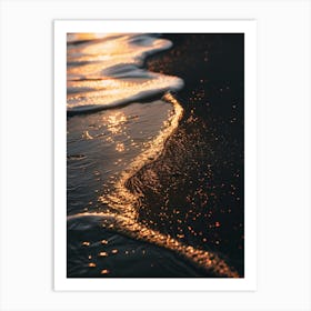 Sunset On The Beach 4 Art Print