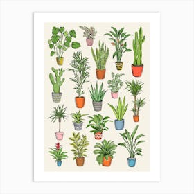 House Plants Art Print