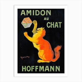 Amidon Au Chat Poster Art Print